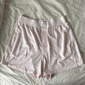 Skims Light Pink Boxer Shorts